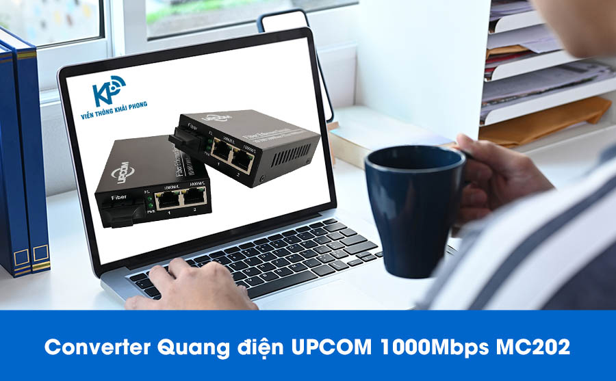 Converter Quang điện UPCOM 1000Mbps MC202 6 Converter Quang điện UPCOM 1000Mbps MC202