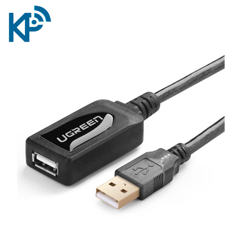 cap-noi-dai-usb-2-0-15m-ugreen-10323-ma-vang-ic-khuech-dai-1 Cáp nối dài USB 2.0 15M Ugreen 10323 mạ vàng, IC khuếch đại