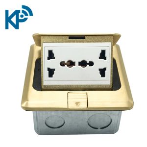 Ổ cắm âm sàn sino Amigo SPU-1B bằng đồng