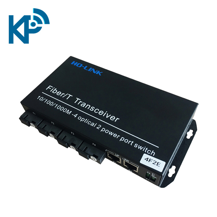 Switch POE HoLink 2 cổng SC + 4 cổng RJ45 10/100Mbps 1 Switch POE HoLink 2 cổng SC + 4 cổng RJ45 10/100Mbps