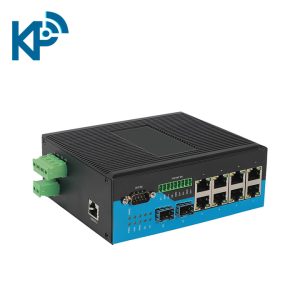 Switch công nghiệp Upcom 8 port RJ45+2 Gigabit SFP+ 3 port RS485 IES3010-2GS-404