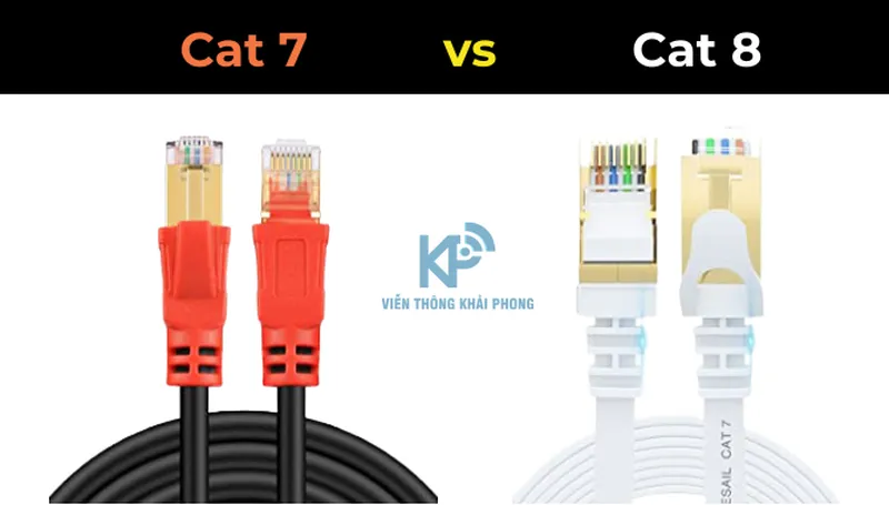 So sánh cáp mạng cat6 với cat7 và cat8