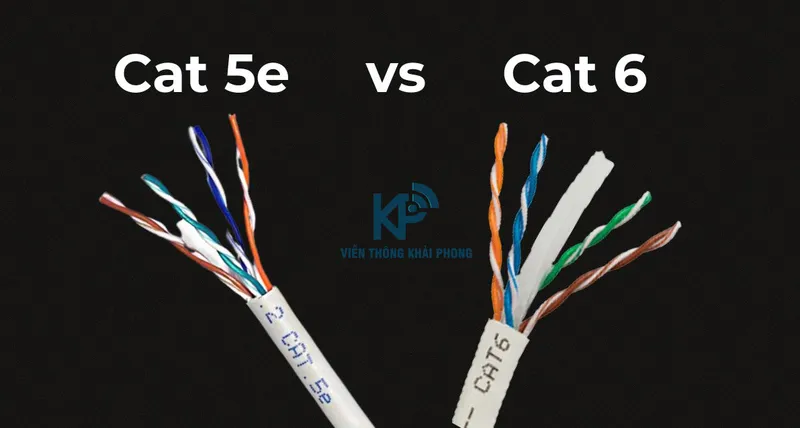 So sánh cáp mạng Cat5e và Cat6