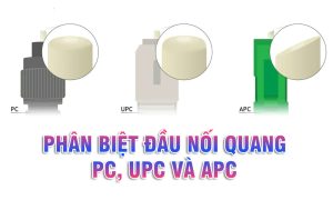 phân biệt đầu nối quang PC, UPC VÀ APC