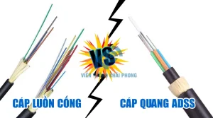 So sánh cáp quang ADSS và cáp quang Cống
