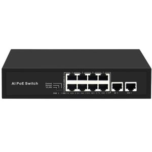 Switch 8port PoE + 2Port Uplink Upcom POE308-2G