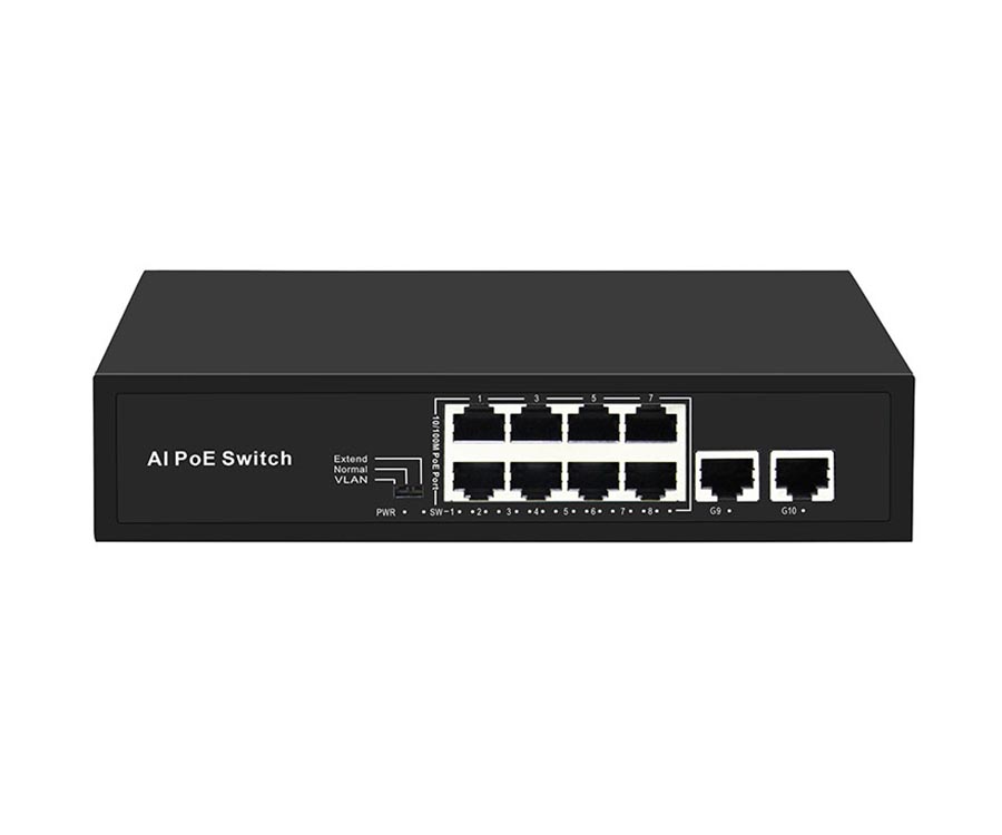 upcom_POE308-2G Switch 8port PoE + 2Port Uplink Upcom POE308-2G