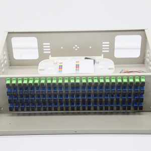 Hộp phối quang ODF 96FO lắp rack Full phụ kiện 3 Hộp phối quang ODF 96Fo lắp rack đầy đủ phụ kiện