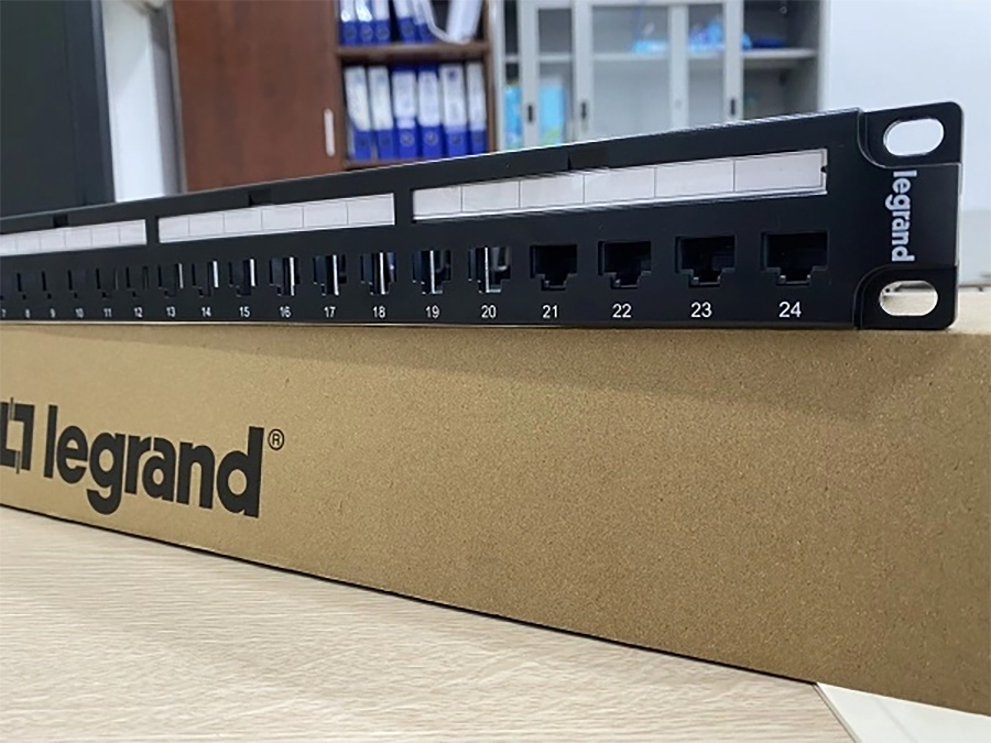 Các thương hiệu phân phối Patch Panel chất lượng tại Việt Nam 8 Patch panel Legrand