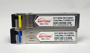 Module quang Optone 1 sợi SFP-WDM-SM-0120AD/BD