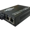 Upcom MC102 Bộ chuyển đổi quang điện 2 cổng mạng + 1 cổng quang 10/100M 11 Bộ chuyển đổi quang điện 2 cổng ethernet + 1 cổng quang MC102 Upcom
